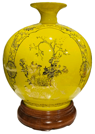 BHL Tu canh 4 mua Xuan Ha Thu Dong men vang bong Quang Hau Ceramic 1 removebg preview e1706720170660